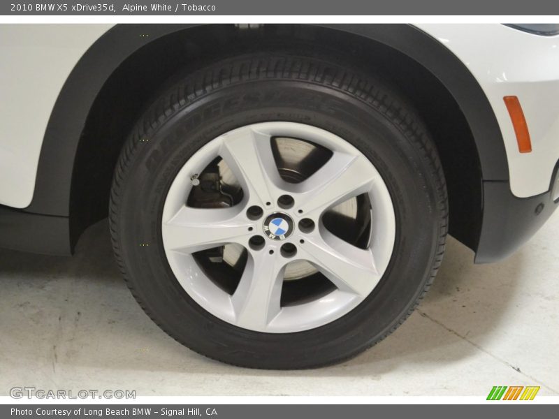 Alpine White / Tobacco 2010 BMW X5 xDrive35d