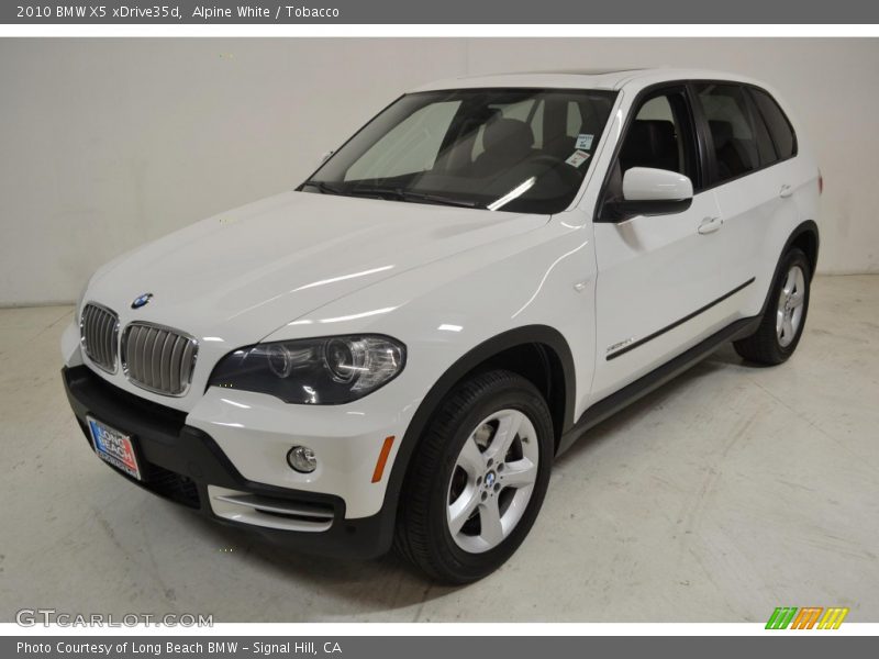 Alpine White / Tobacco 2010 BMW X5 xDrive35d