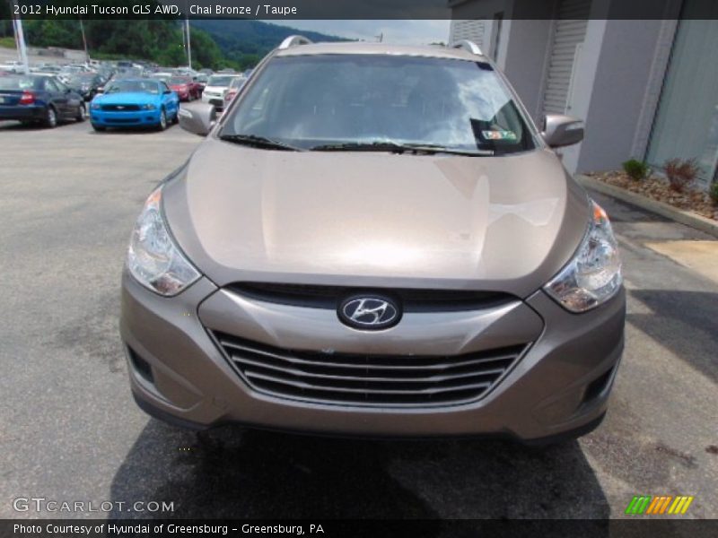 Chai Bronze / Taupe 2012 Hyundai Tucson GLS AWD