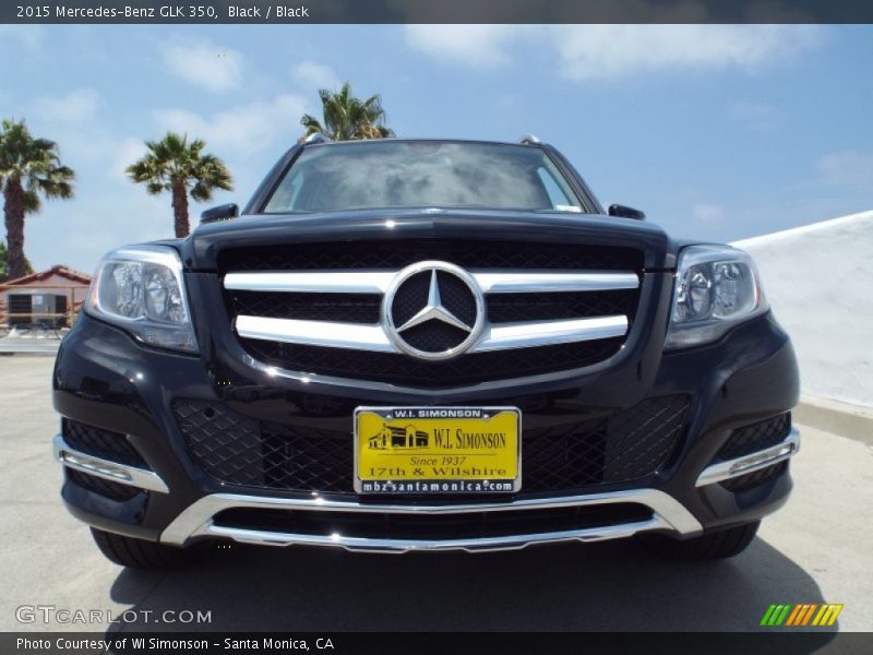 Black / Black 2015 Mercedes-Benz GLK 350