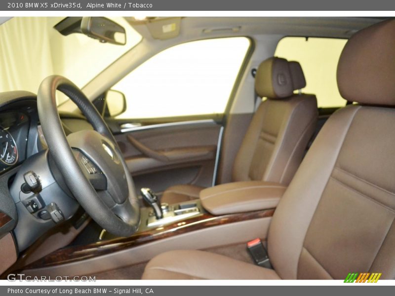 Alpine White / Tobacco 2010 BMW X5 xDrive35d