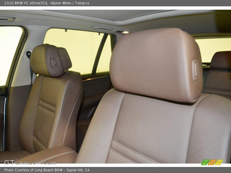 Alpine White / Tobacco 2010 BMW X5 xDrive35d