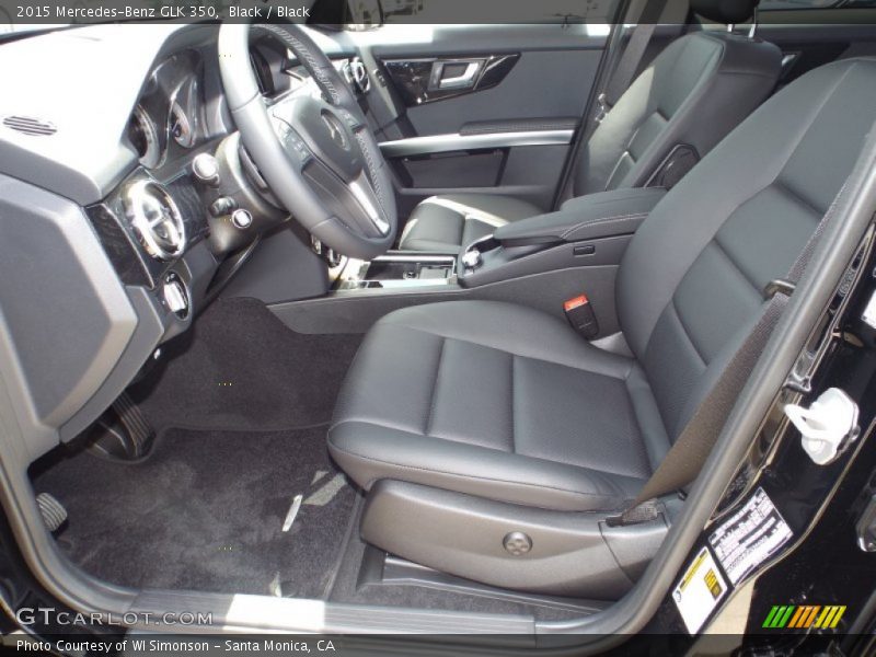 Black / Black 2015 Mercedes-Benz GLK 350