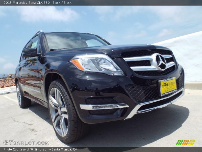 Black / Black 2015 Mercedes-Benz GLK 350