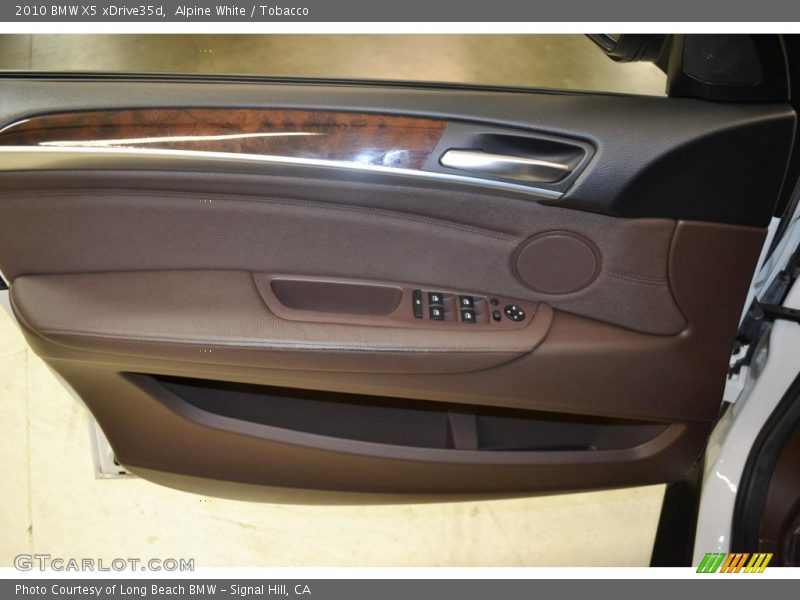 Alpine White / Tobacco 2010 BMW X5 xDrive35d