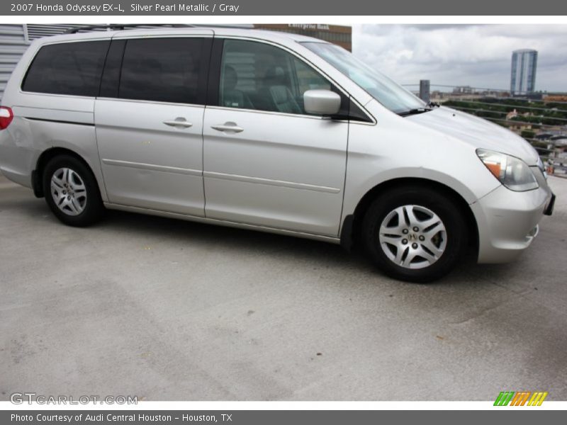 Silver Pearl Metallic / Gray 2007 Honda Odyssey EX-L