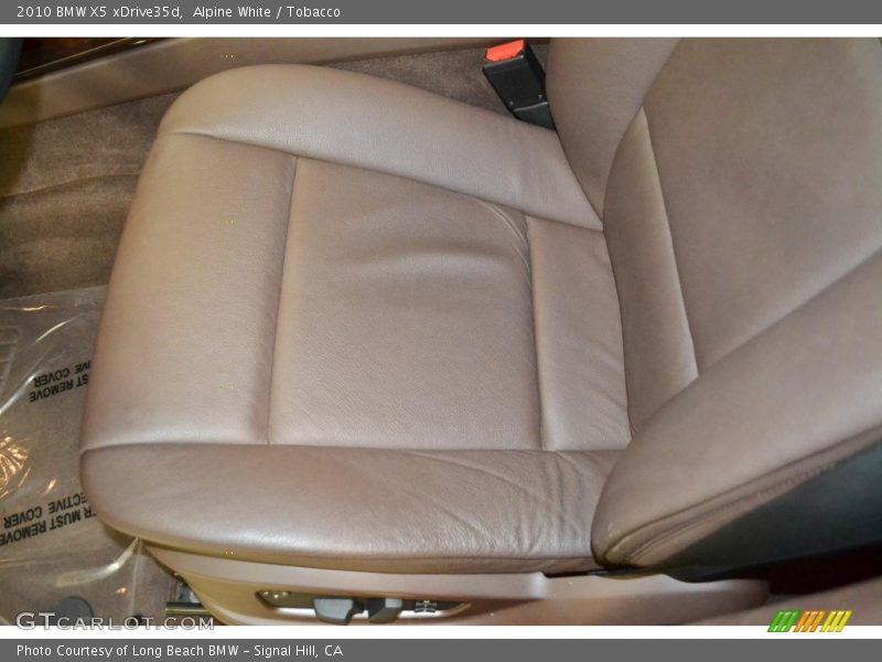 Alpine White / Tobacco 2010 BMW X5 xDrive35d