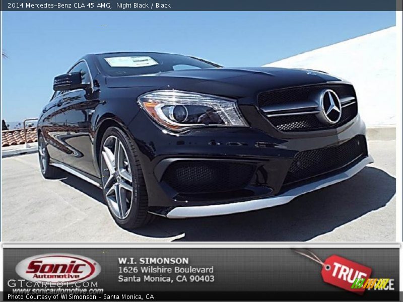 Night Black / Black 2014 Mercedes-Benz CLA 45 AMG