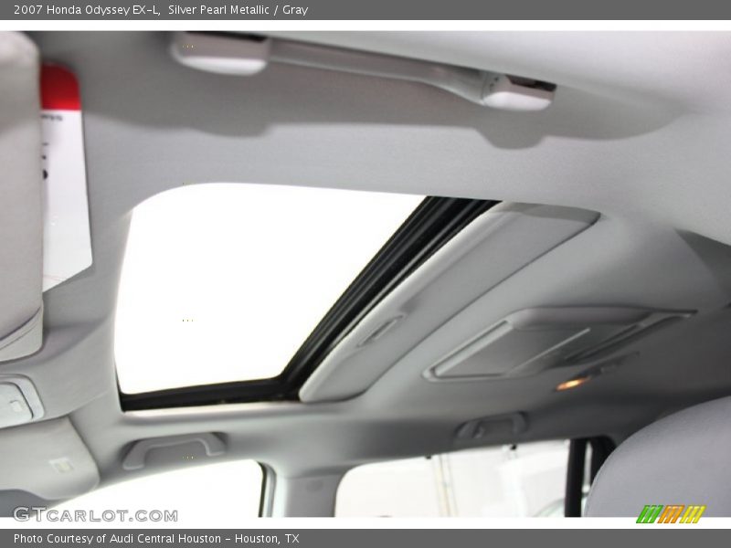 Silver Pearl Metallic / Gray 2007 Honda Odyssey EX-L