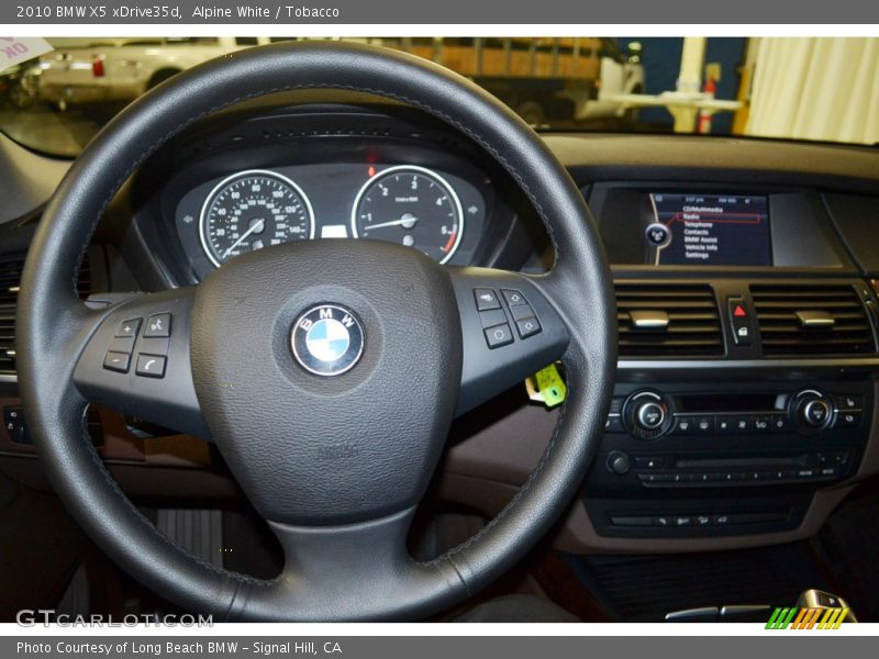 Alpine White / Tobacco 2010 BMW X5 xDrive35d