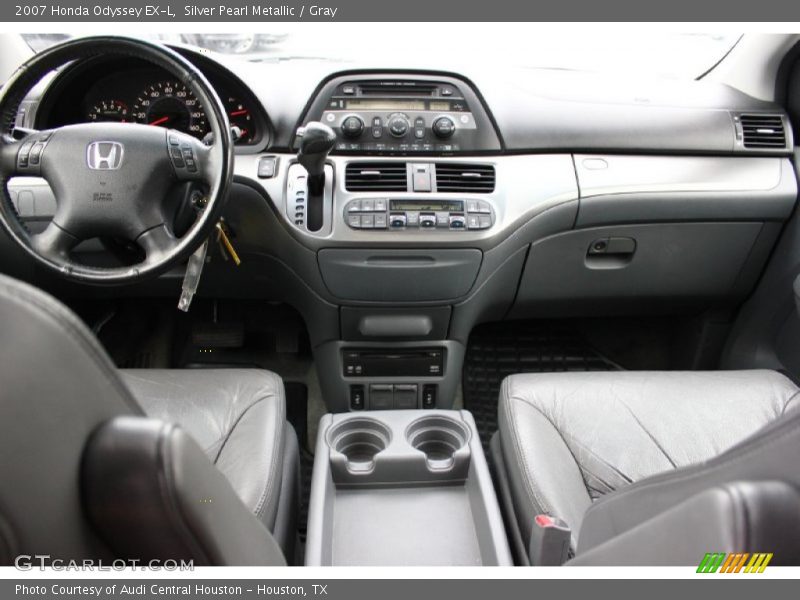 Silver Pearl Metallic / Gray 2007 Honda Odyssey EX-L