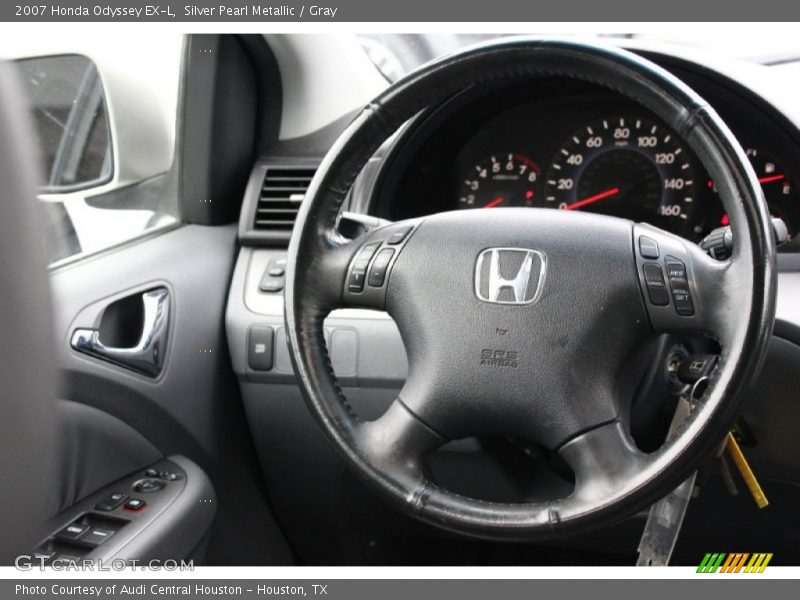 Silver Pearl Metallic / Gray 2007 Honda Odyssey EX-L