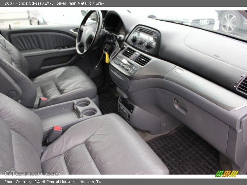 Silver Pearl Metallic / Gray 2007 Honda Odyssey EX-L
