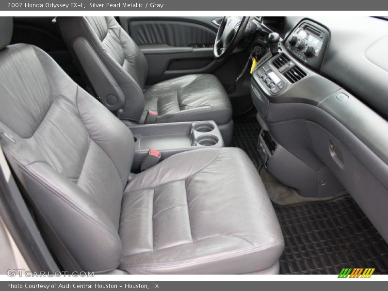 Silver Pearl Metallic / Gray 2007 Honda Odyssey EX-L