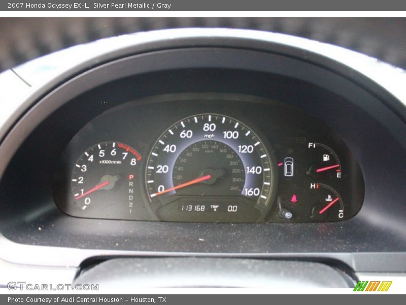 Silver Pearl Metallic / Gray 2007 Honda Odyssey EX-L