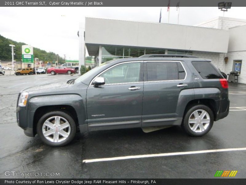 Cyber Gray Metallic / Jet Black 2011 GMC Terrain SLT
