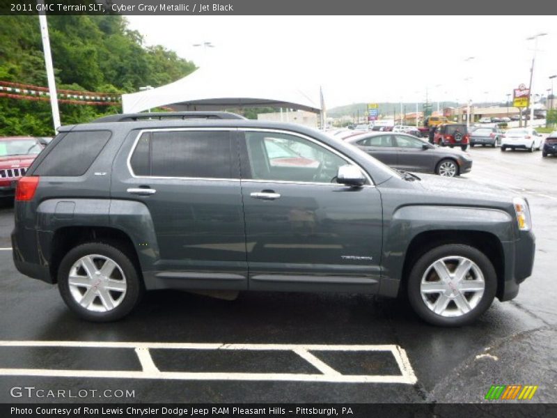 Cyber Gray Metallic / Jet Black 2011 GMC Terrain SLT