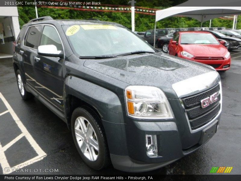 Cyber Gray Metallic / Jet Black 2011 GMC Terrain SLT