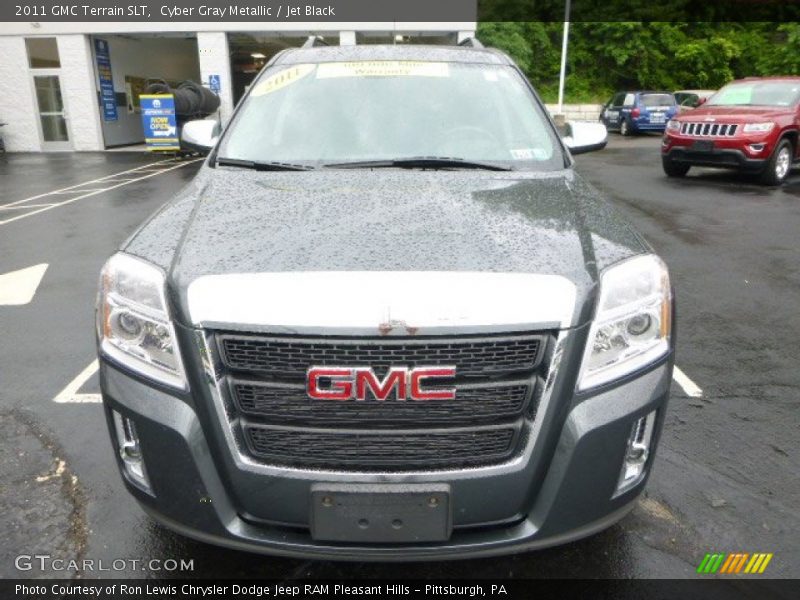 Cyber Gray Metallic / Jet Black 2011 GMC Terrain SLT