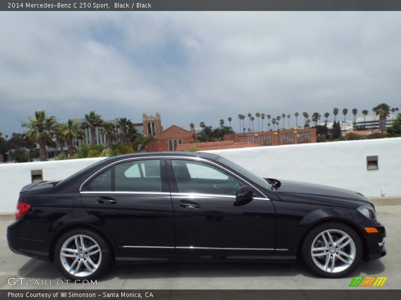 Black / Black 2014 Mercedes-Benz C 250 Sport