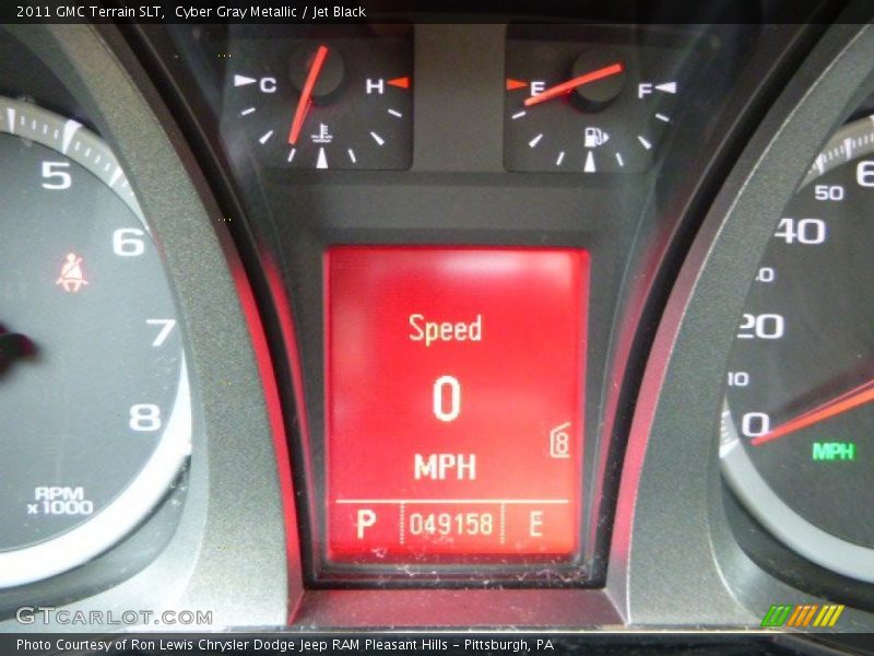 Cyber Gray Metallic / Jet Black 2011 GMC Terrain SLT