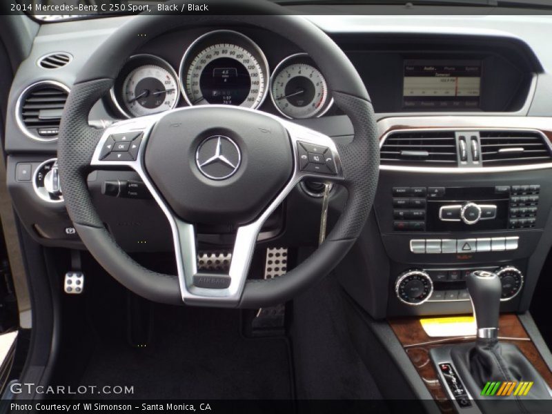 Black / Black 2014 Mercedes-Benz C 250 Sport