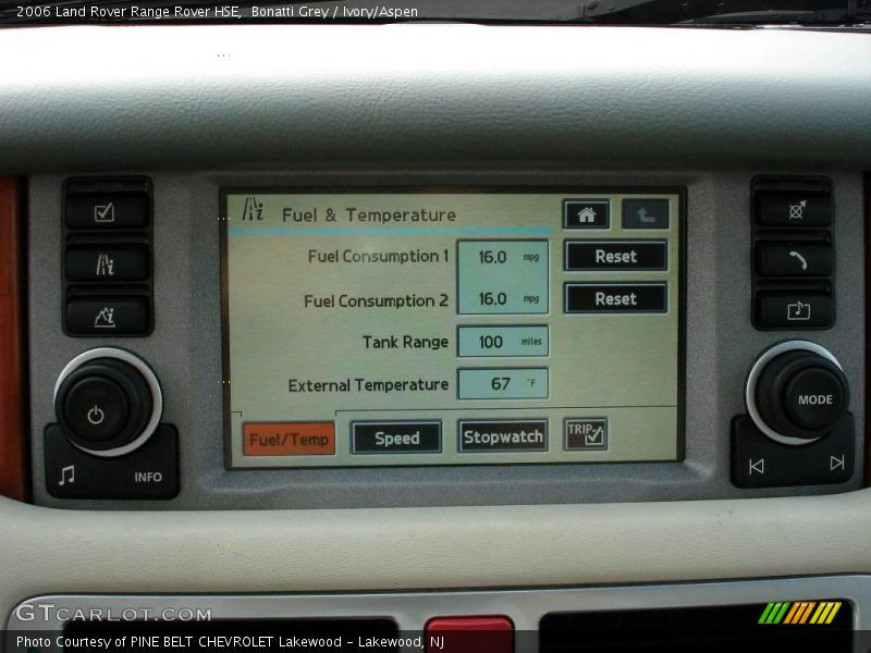 Bonatti Grey / Ivory/Aspen 2006 Land Rover Range Rover HSE