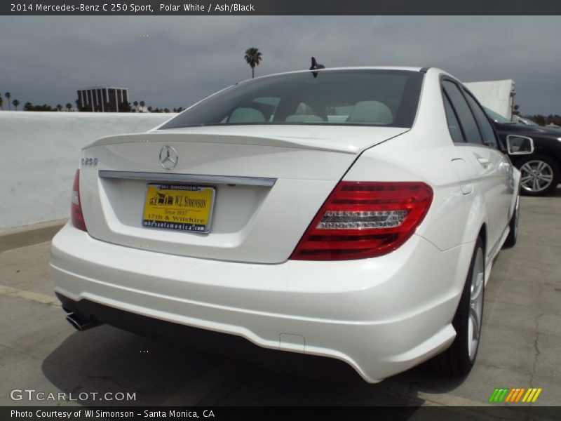 Polar White / Ash/Black 2014 Mercedes-Benz C 250 Sport