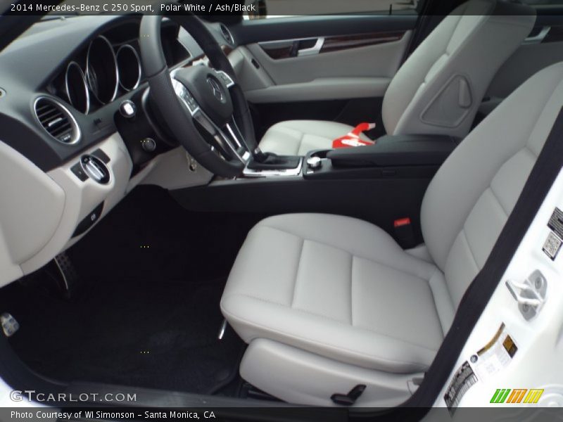 Polar White / Ash/Black 2014 Mercedes-Benz C 250 Sport