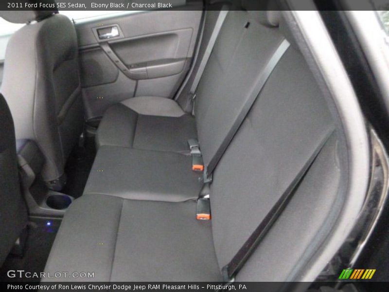 Ebony Black / Charcoal Black 2011 Ford Focus SES Sedan