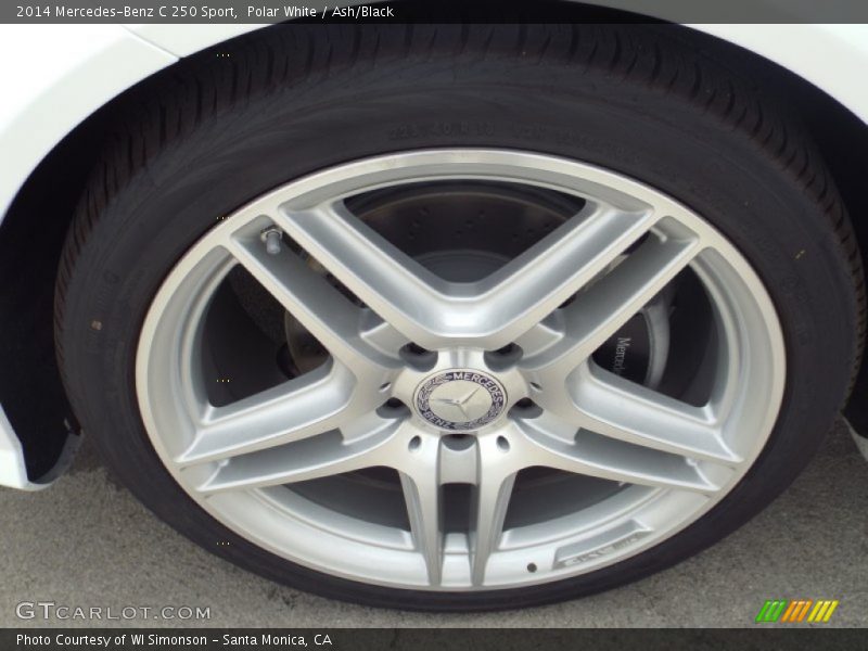 Polar White / Ash/Black 2014 Mercedes-Benz C 250 Sport