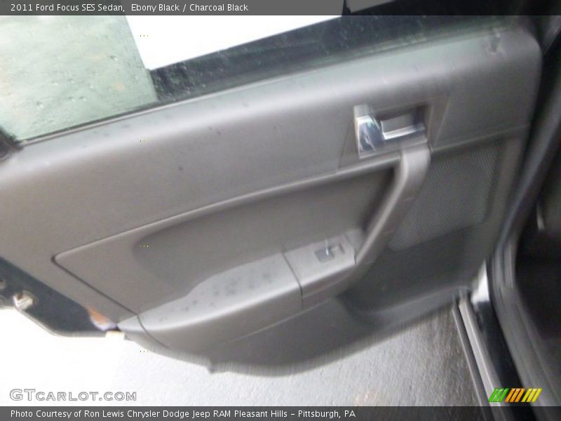 Ebony Black / Charcoal Black 2011 Ford Focus SES Sedan