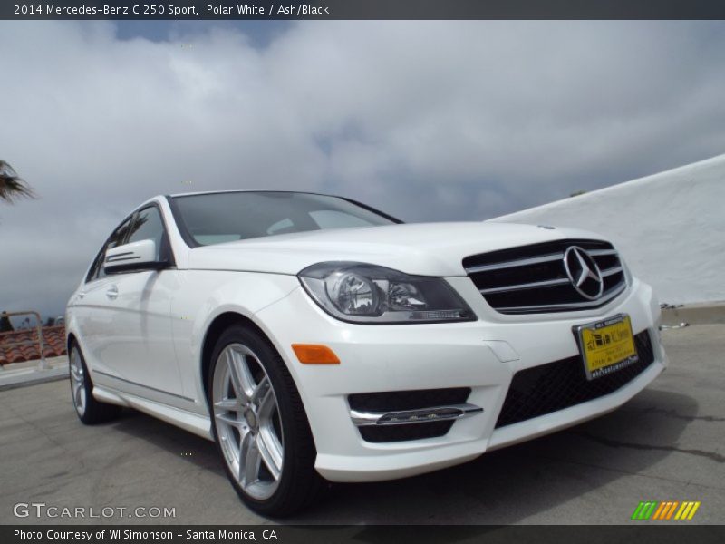 Polar White / Ash/Black 2014 Mercedes-Benz C 250 Sport