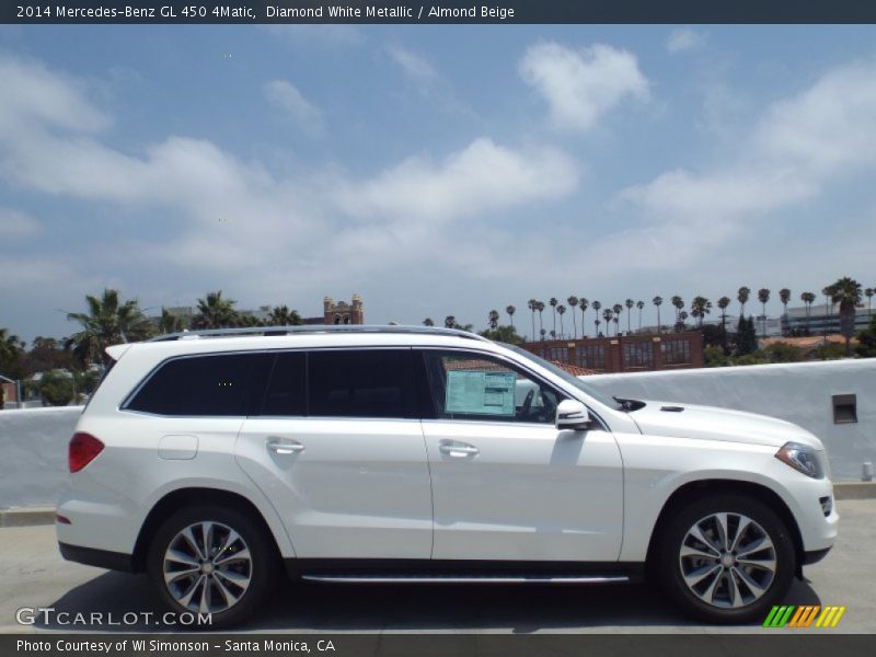 Diamond White Metallic / Almond Beige 2014 Mercedes-Benz GL 450 4Matic