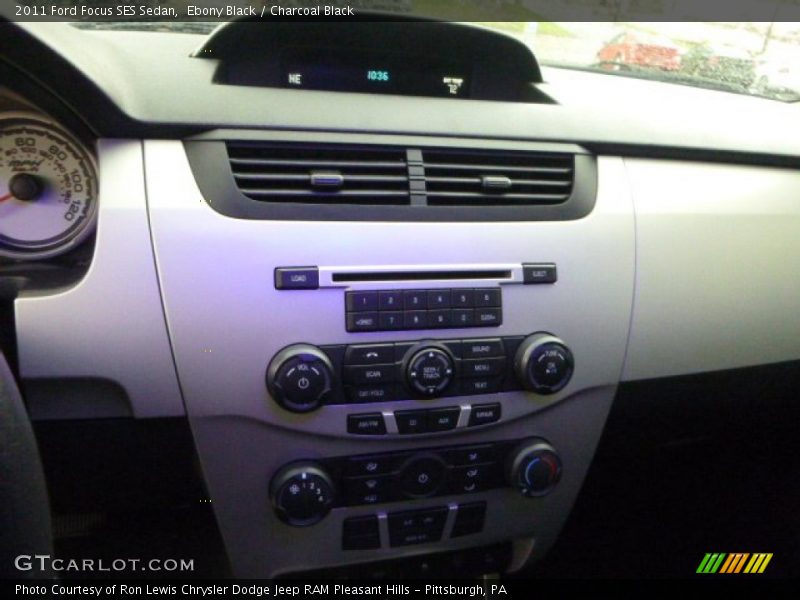 Ebony Black / Charcoal Black 2011 Ford Focus SES Sedan
