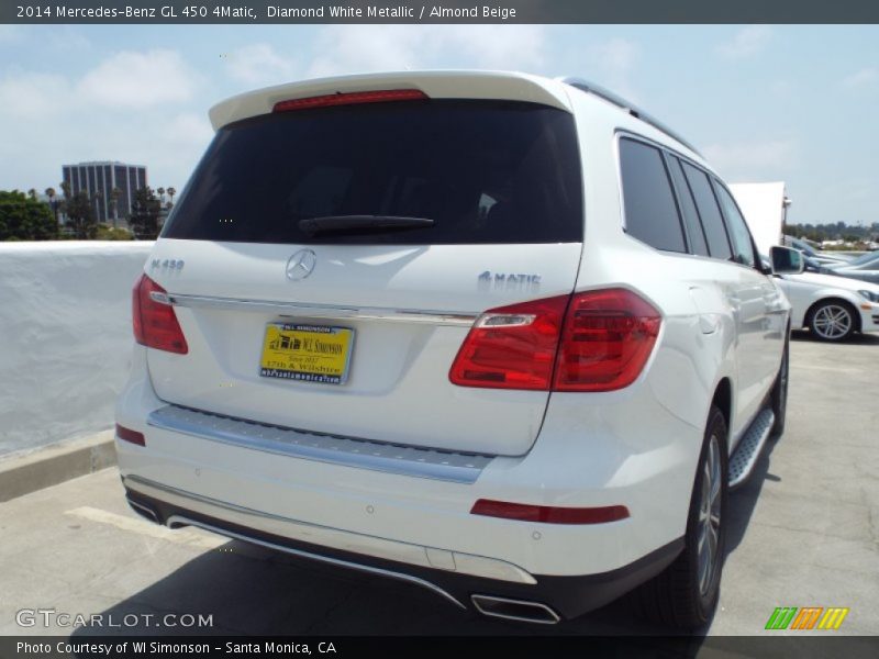 Diamond White Metallic / Almond Beige 2014 Mercedes-Benz GL 450 4Matic