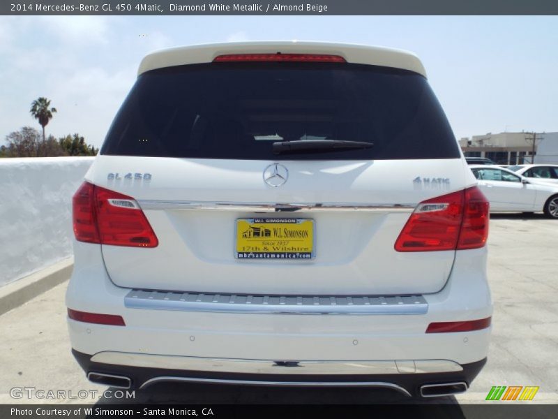 Diamond White Metallic / Almond Beige 2014 Mercedes-Benz GL 450 4Matic