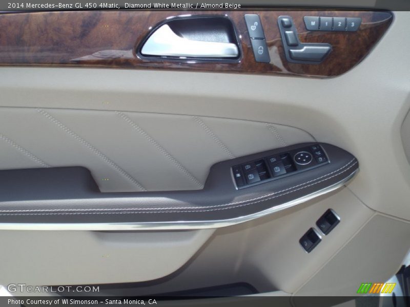 Diamond White Metallic / Almond Beige 2014 Mercedes-Benz GL 450 4Matic