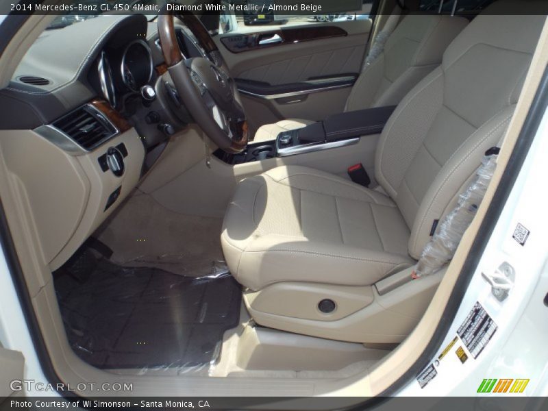 Diamond White Metallic / Almond Beige 2014 Mercedes-Benz GL 450 4Matic