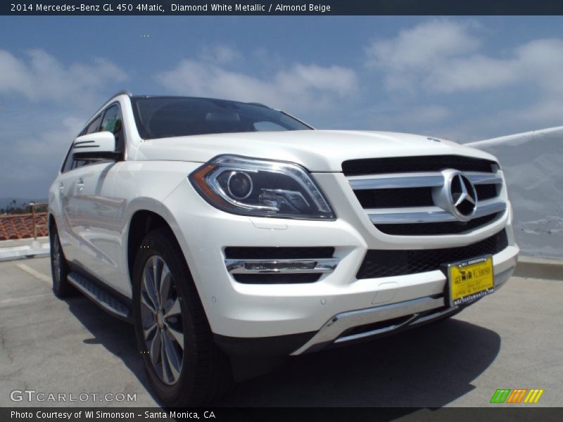 Diamond White Metallic / Almond Beige 2014 Mercedes-Benz GL 450 4Matic