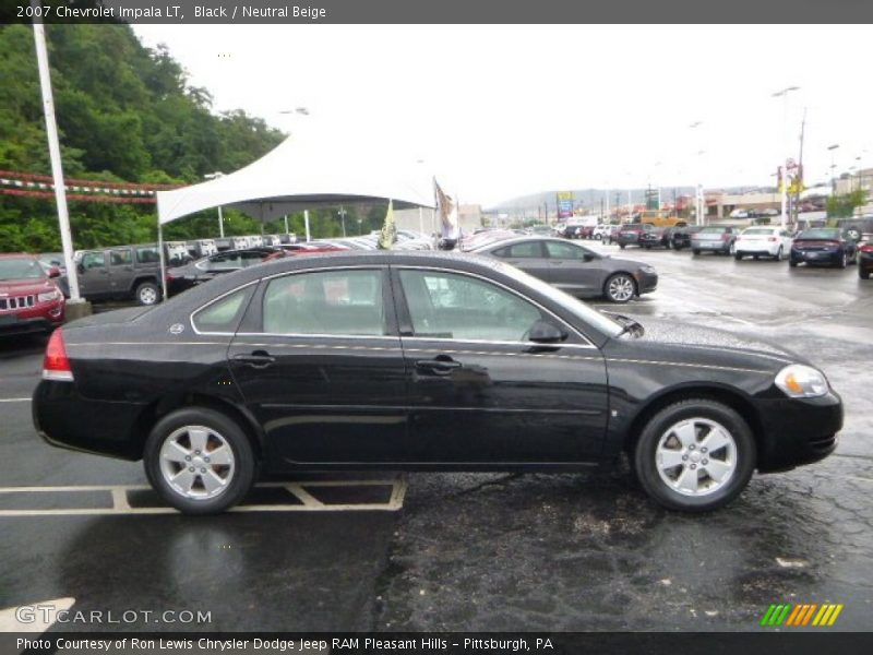 Black / Neutral Beige 2007 Chevrolet Impala LT