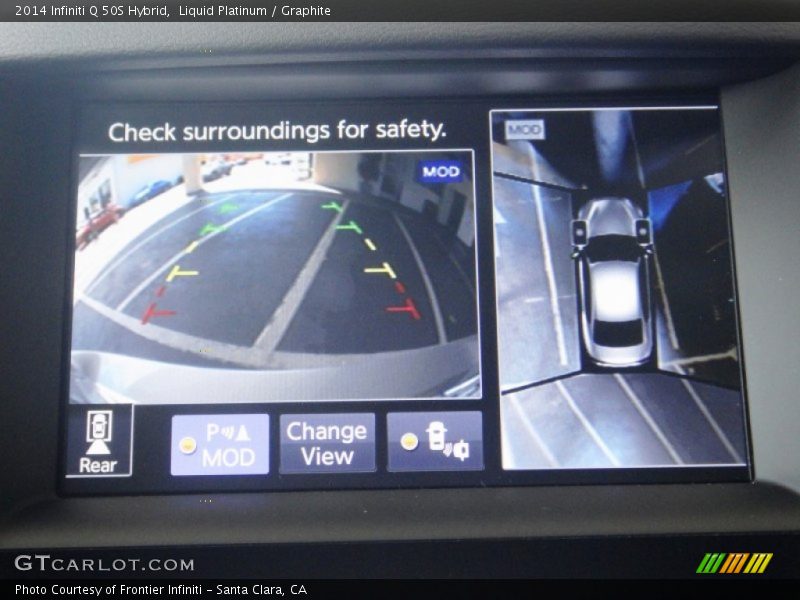 Liquid Platinum / Graphite 2014 Infiniti Q 50S Hybrid