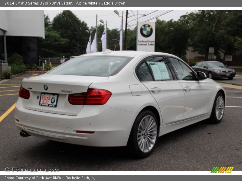 Alpine White / Saddle Brown 2014 BMW 3 Series 328i xDrive Sedan