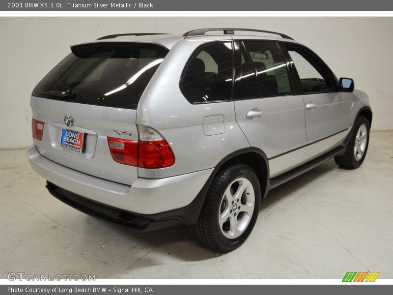 Titanium Silver Metallic / Black 2001 BMW X5 3.0i