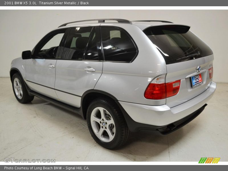 Titanium Silver Metallic / Black 2001 BMW X5 3.0i