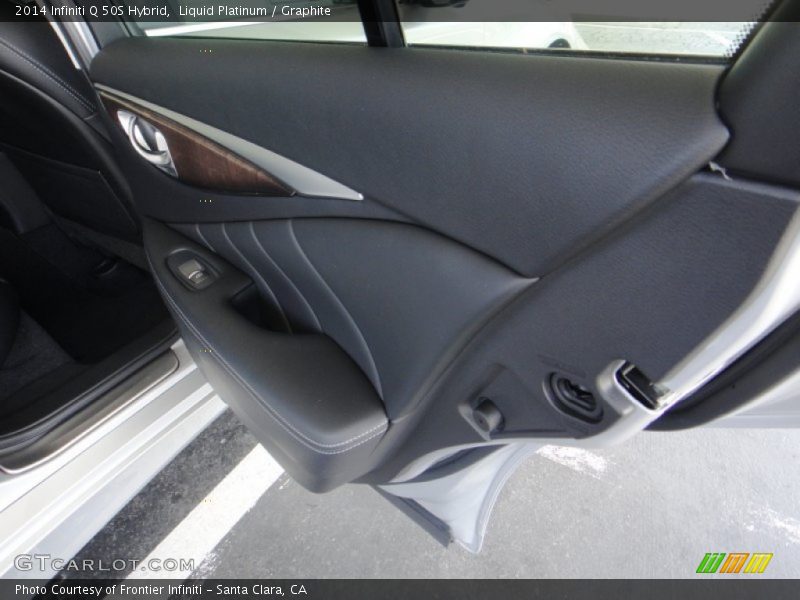 Liquid Platinum / Graphite 2014 Infiniti Q 50S Hybrid