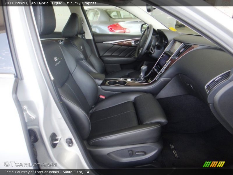 Liquid Platinum / Graphite 2014 Infiniti Q 50S Hybrid
