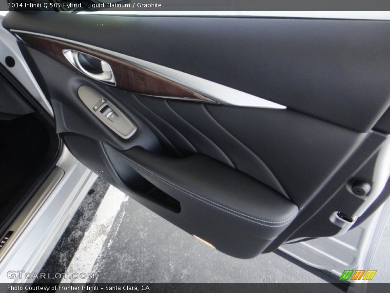 Liquid Platinum / Graphite 2014 Infiniti Q 50S Hybrid