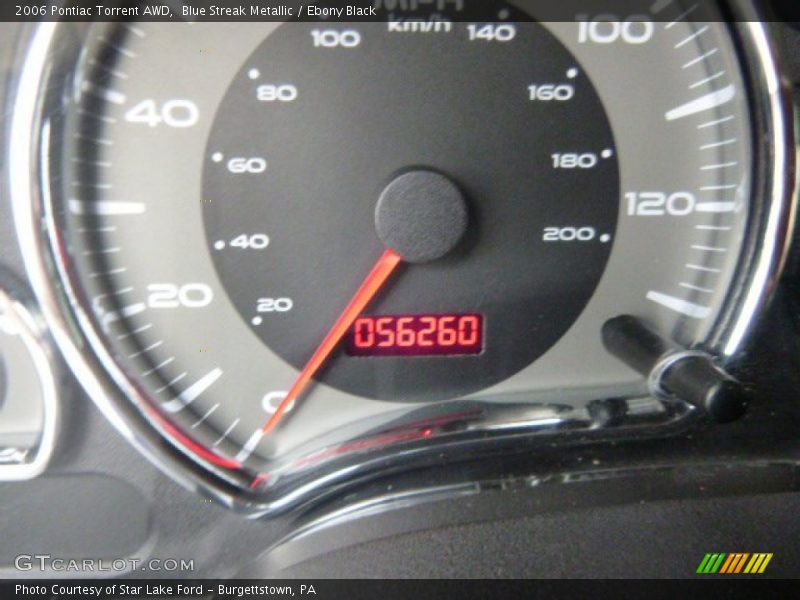 Blue Streak Metallic / Ebony Black 2006 Pontiac Torrent AWD