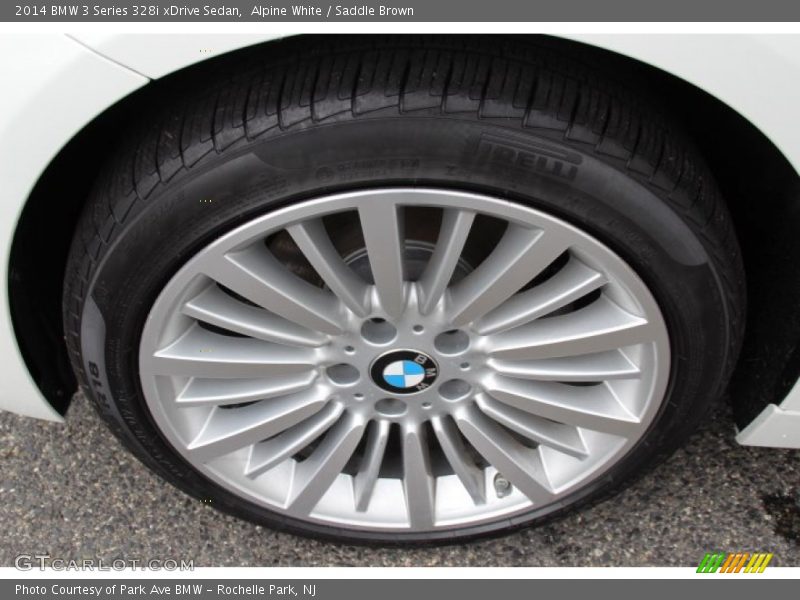 Alpine White / Saddle Brown 2014 BMW 3 Series 328i xDrive Sedan